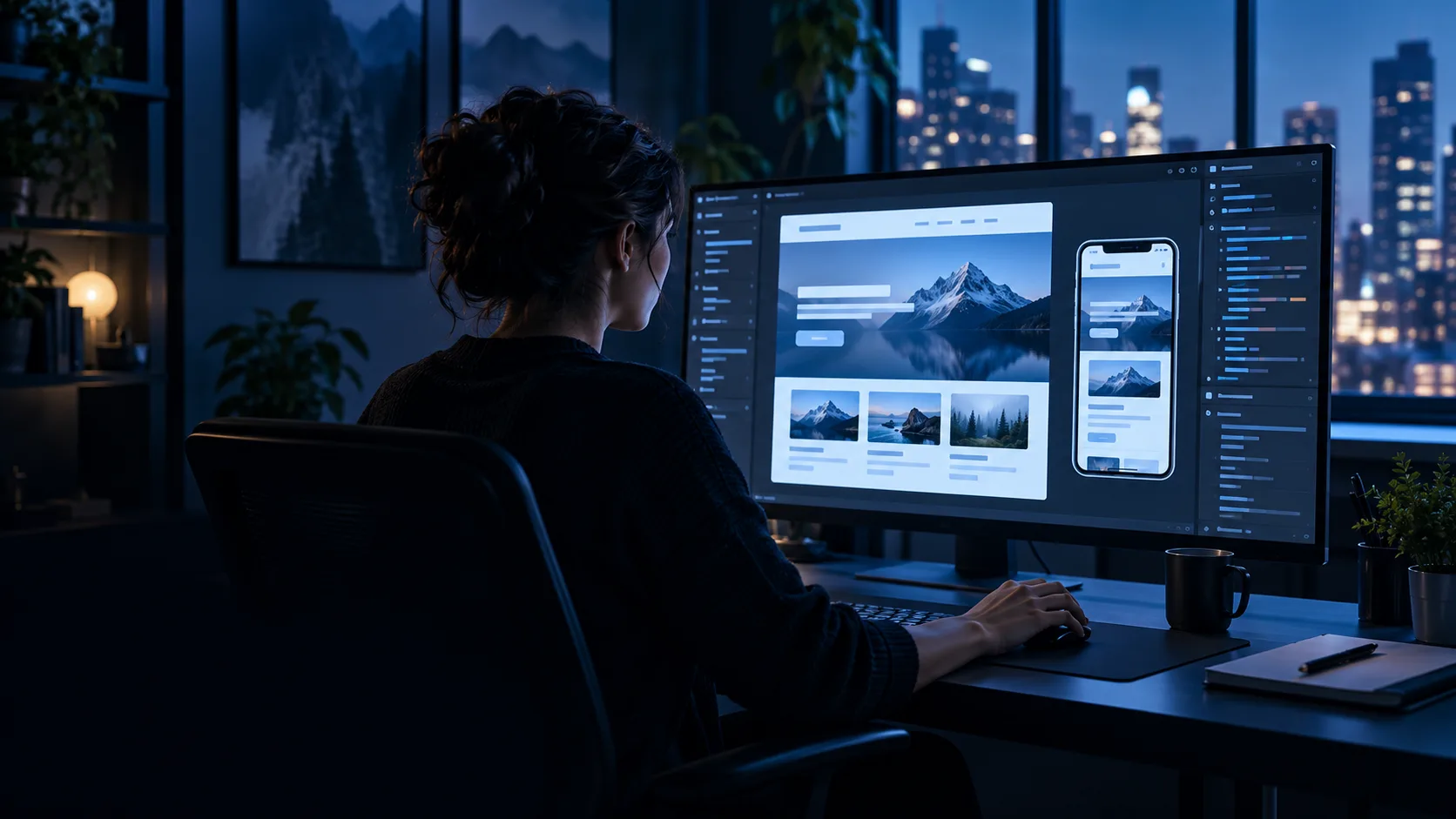 AIS Empire website development service illustration